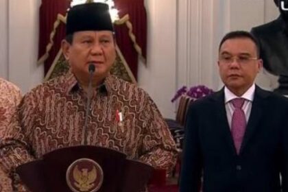 Presiden RI Prabowo Subianto Periode 2024-2029/Ketua Umum Gerindra dan Wakil Ketua DPR-RI/Ketua Harian Partai Gerindra Sufmi Dasco Ahmad./Ist