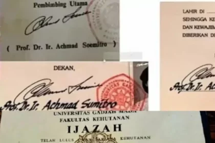 Kontroversi ijazah S1 palsu Jokowi./Ist