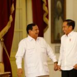 Presiden RI Prabowo Subianto dan mantan Presiden RI ke-7, Joko Widodo di Istana Merdeka, Jakarta./Ist/tempo.dok