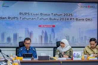 Rapat Umum Pemegang Saham Tahunan (RUPST) Bank DKI Tahun Buku 2024 yang diselenggarakan pada Rabu (30/04/2025)./Ist