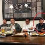 Ketua Badan Amil Zakat Nasional (BAZNAS) Kabupaten Bengkulu Tengah, Ihsan Nahromi (kedua dari kanan) saat mengikuti pernyataan pers soal Muktamar PPP 2025 saat di kawasan Cikini, Jakarta Pusat, Rabu (14/5/2025)./Ist