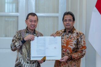 Direktur Utama Bank DKI, Agus Haryoto Widodo, usai penandatanganan pembentukan KUB di Balai Kota Jakarta, Rabu (5/6/2025)./Ist