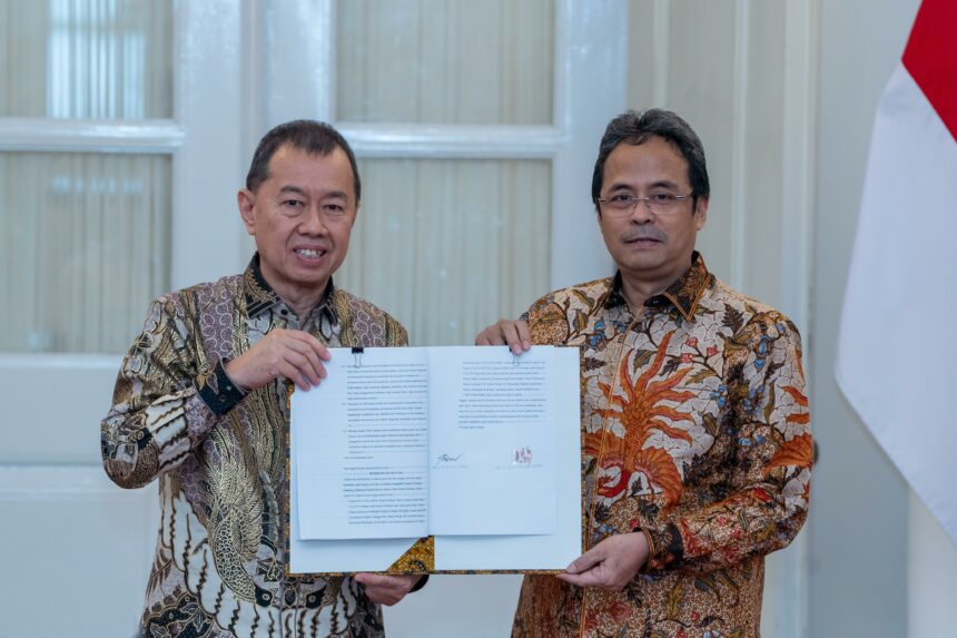 Direktur Utama Bank DKI, Agus Haryoto Widodo, usai penandatanganan pembentukan KUB di Balai Kota Jakarta, Rabu (5/6/2025)./Ist