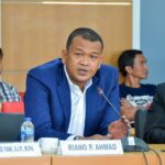 Anggota Komisi A DPRD DKI Jakarta dari Fraksi NasDem, H. Riano P. Ahmad saat rapat di DPRD DKI, Kebon Sirih, Jakarta Pusat./F-Nasdem.dok