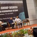 Forum Komunikasi Anak Betawi (Forkabi) menggelar Focus Group Discussion (FGD) 'Pemajuan Kebudayaan Betawi', di The Tavia Heritage, Jalan Letjen Suprapto, Cempaka Putih, Jakarta Pusat, Selasa (15/7/2025)./Foto:Muhyidin.dok